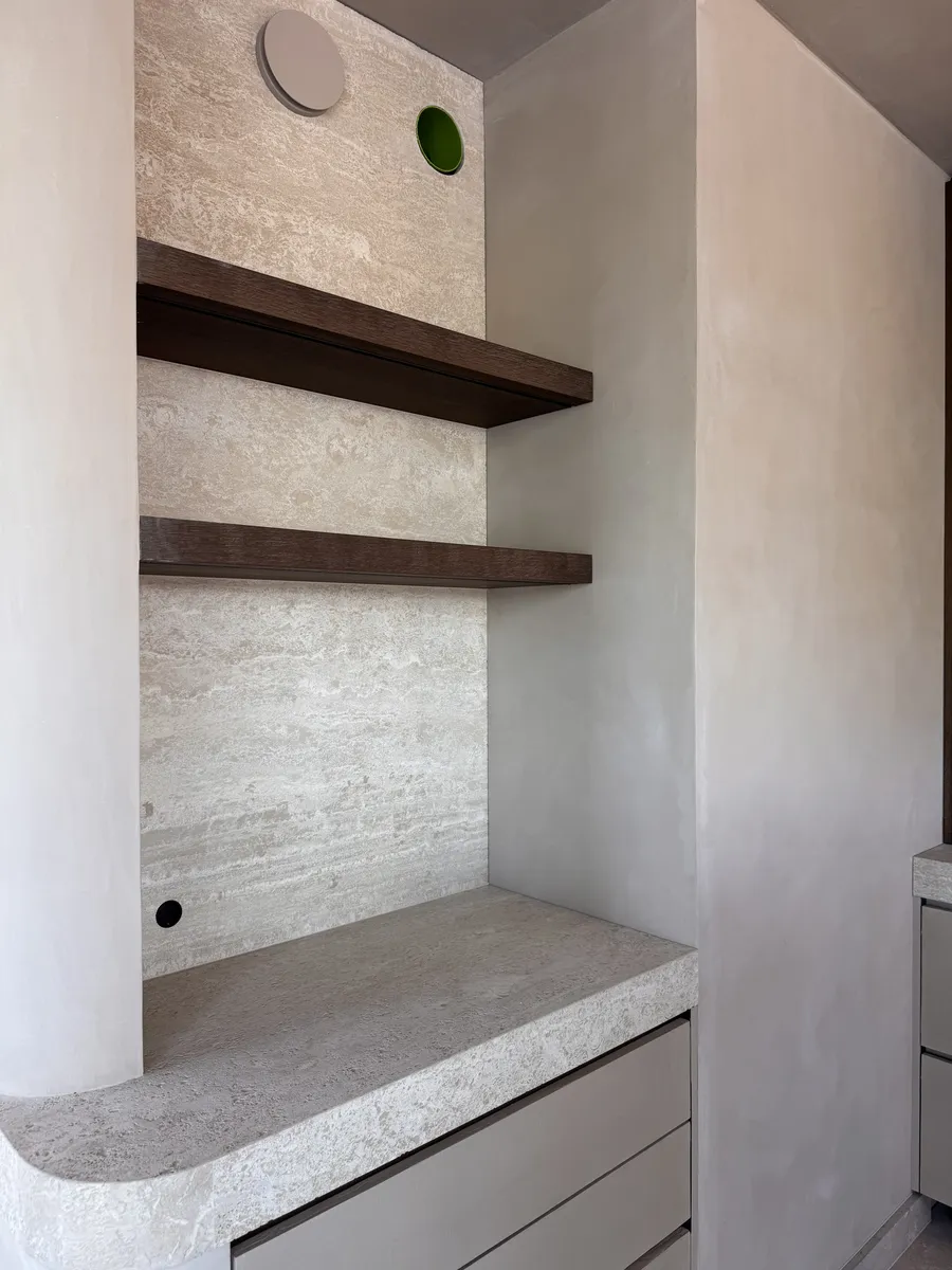 Villa K, The Hague - handcrafted table in a residential interior